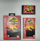 Jurassic Park Sega Genesis Complete In Box CIB Cart Manual and Box