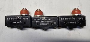 Honeywell Micro Switch BZ-3RDS15T-S Lot Of 3