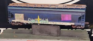 HO 55' ACF Covered Hopper Leased Christ Is King Graffiti weathered  SHPX Rescue