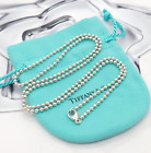Tiffany & Co. Ball Bead Beaded Toilet Necklace 20