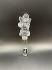 Mikasa Crystal Clear Angel Bottle Decanter Stopper 5.25”