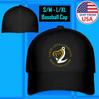 Irish Coast Guard Garda  Black Baseball Cap Hat Adult Size Adjustable S/M & L/XL