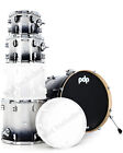PDP Concept Maple 4-piece Shell Pack - Silver To Black Sparkle Fade - No Snare