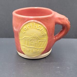 Handmade Taos NM Pottery EARTHSHIP Coffee Mug Signed by Artist