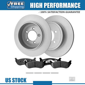 Rear Disc Rotors + Brake Pads For 2002- 2005 Ford Explorer Mercury Mountaineer