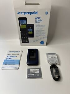 AT&T Prepaid Cingular Flex 2 (4GB) PREPAID Smartphone - Classic Navy - Open Box