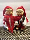 Bebe Norway Handcrafted Boy & Girl Doll Stocking Cap Sweater Scarf