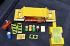 Vintage Fisher Price Little People POP-UP CAMPER with Family And Furniture