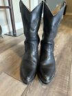 Harley Davidson Western Cowboy Boots Mens 10.5 M Black Leather 91022