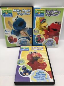 Sesame Street Lot of  3 Children/Family DVD Bundle(B45)