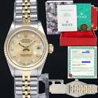 MINT PAPERS Ladies Rolex DateJust 26mm 69173 Two Tone Diamond Gold Jubilee Watch