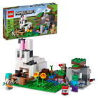 LEGO Minecraft The Rabbit Ranch House Farm Set, 21181 Animals Toy for Kids, Boys