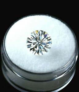 7.50  CT Natural Diamond round Cut D Grade Certified VVS1 14x14x10 mm