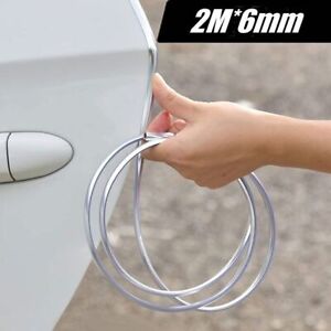 Universal Chrome Molding Trim Car Door Body Guard Scratch Protector Strip Parts  (For: 2009 Mazda 6)