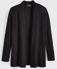 CHARTER CLUB NWT XX-Large Black 100% Cashmere Open-Front Cardigan