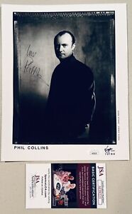 Phil Collins Signed Autographed 8x10 Photo JSA Cert Genesis 1