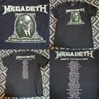 MEGADETH Rattlehead North America Tour 2021 Concert T-Shirt LARGE (NV) Preowned