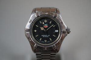 Tag Heuer Professional 2000 WE1210-R Black Dial 200M Quartz Watch