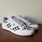 VANS Lowland Cc True White Black Checkerboard Skate Sneakers Mens Size 12 NEW