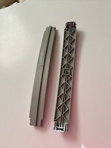Lego Monorail 6990 Ramp Upper Part Track Pieces, #2678 Two Pieces