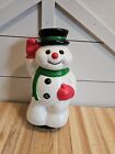 Empire Christmas Waving Snowman 9” Blow Mold Holiday Light Topper 1998 Vintage