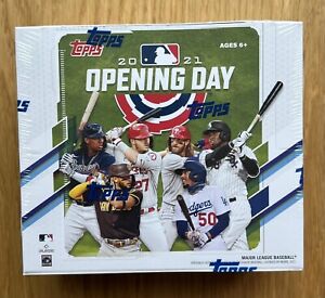 2021 Topps Opening Day Baseball MASSIVE Factory Sealed 36 Pack HOBBY Box