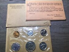1961 US Mint Proof Set 90% Silver Original Envelope/Cello Flat Pack-082422-0036A
