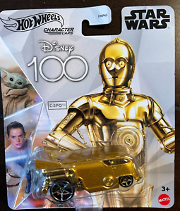 Hot Wheels Character Cars Disney 100th 2023 Star Wars C-3PO