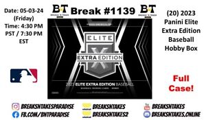 New ListingPITTSBURGH PIRATES 2023 Elite Extra Edition Baseball CASE 20 BOX Break #1139