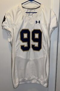 Notre Dame Jerry Tillery Football 2015 Game Issued/Used Under Armour Jersey #99