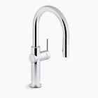 New ListingKohler 22972-CP Crue Single-Handle Pull-Down Kitchen Faucet - Polished Chrome