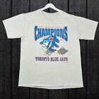 Vintage 1993 Toronto Blue Jays Baseball MLB World Series Champions Shirt Size XL