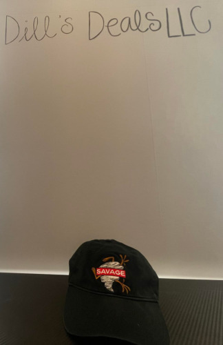 Vintage Looney Tunes SAVAGE Tasmanian Devil Taz Cap Hat Black Adjustabale