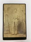 Soldier With Saber Sword Military Cabinet Card Photo Antique