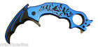 Batman Knife Karambit Hawkbill Tactical Assisted Opening Folding Blade BLUE