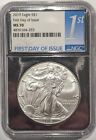 2019 American Silver Eagle - NGC MS70 First Day of Issue