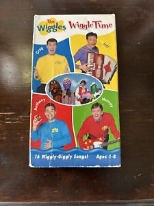 The Wiggles Wiggle Time VHS 16 Wiggly-Giggly Songs Ages 1-8