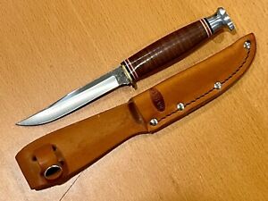 Vintage KABAR 1228 Fixed Blade Knife With Original  Sheath