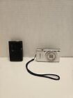 Canon PowerShot ELPH 180 20MP Silver Digital Camera With Battery Charger