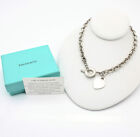 Tiffany & Co. Sterling Silver Heart Tag Toggle Necklace w/ Box #S995-2
