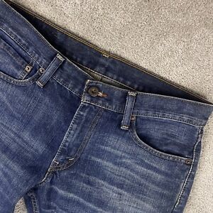 Vintage Levi's 514 Jeans Men's Size 30x30 Straight Fit Dark Wash Denim 90s