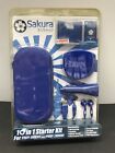 10 in 1 Starter Kit for PSP 2000,3000 SAKURA in  Blue New Sealed
