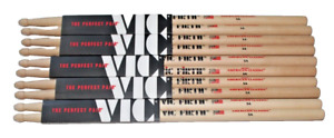 Lot of 5 pairs of Vic Firth 5A Hickory Drumsticks