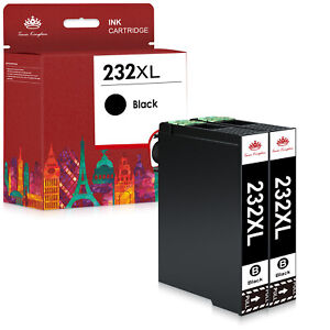 2PK 232XL T232XL Black Ink Cartridge For EpsonWF-2950 XP-4205 XP-4200 WF-2930