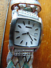 Men's Fossil wristwatch- braided leather band