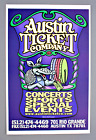 Armadillo WHQ Artist MICAEL PRIEST 1999 Poster Ad for Austin Ticket Company VF+