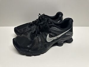 2013 Nike Shox Turbo 13 Black Metallic Cool Grey 525155-001 Men’s Size 12.5