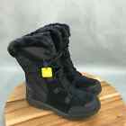 Columbia Ice Maiden II Snow Boots Womens Size 9 Black Lace Up Mid Calf