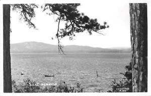 RPPC LAKE ALMANOR Plumas County California Eastman Photo c1940s Vintage Postcard
