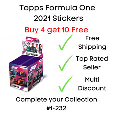 Topps Formula 1 Stickers 2021 Collection - Formula One Buy 4 get 10 Free